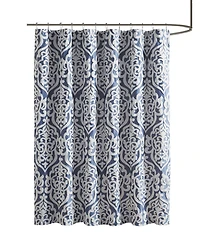 Madison Park Odette Jacquard Shower Curtain, 72" x