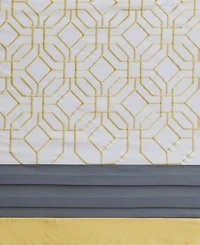 510 Design Donnell Embroidered Shower Curtain, 72" x 72"