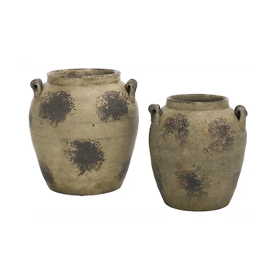 Rhodes Terracotta Vase Set 2