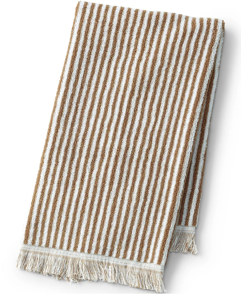 Lands' End Cotton Yarn-dyed Stripe Hand Towel