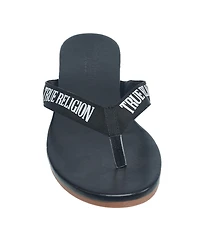 True Religion Ladies Doja Logo Thong Sandal