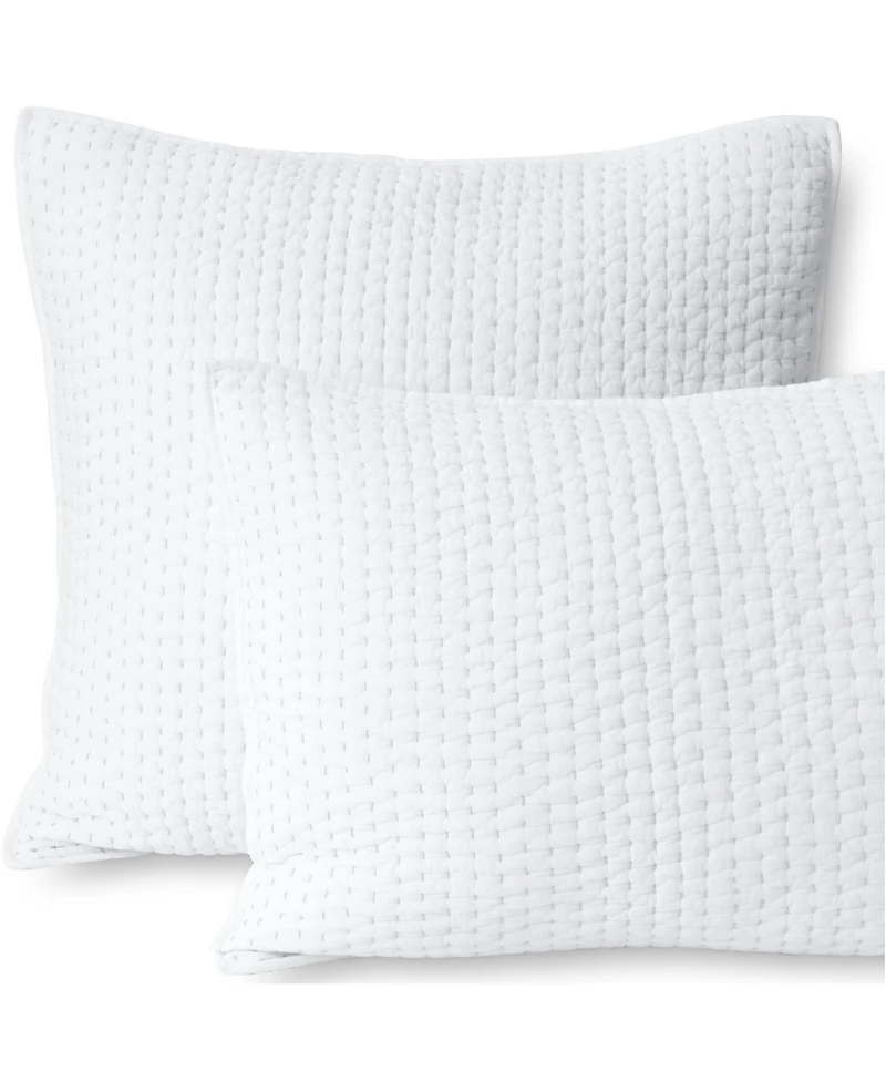 Lands' End Seed Stitch Quilted Pillow Sham