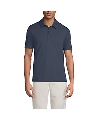Lands' End Men's Short Sleeve Performance Snap Polo