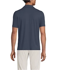Lands' End Men's Short Sleeve Performance Snap Polo
