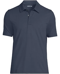 Lands' End Men's Short Sleeve Performance Snap Polo