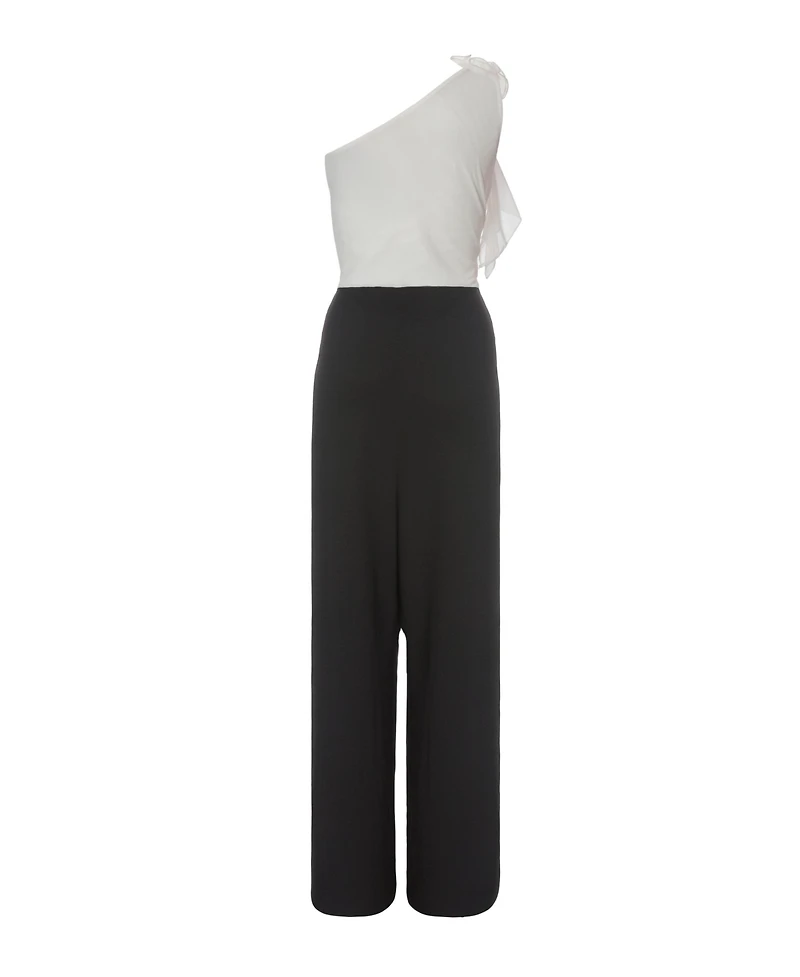 Quiz Women's Scuba Mesh Asymmetric Jumpsuit