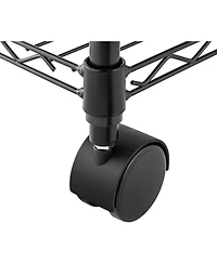 Simple Deluxe 4-Tier Heavy Duty Storage Shelving Unit ,Black,36Lx14Wx54H inch, 1 Pack