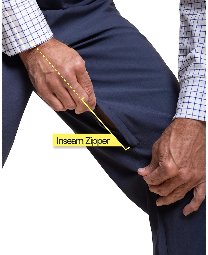 Joe & Bella Men's CareZips Adaptive Three-Zipper Pants.