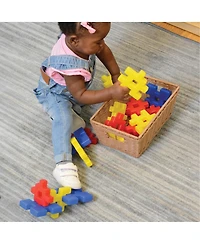 Joyn Toys Waffle Blocks Manipulative Set - 42 Pieces