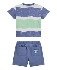 Guess Baby Boys 2-Piece T-Shirt and Active Shorts Set