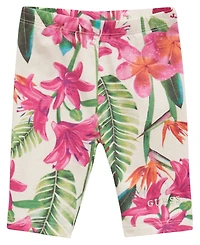 Guess Baby Girls 2-Piece Short Sleeve T-Shirt and Printed Legging Set