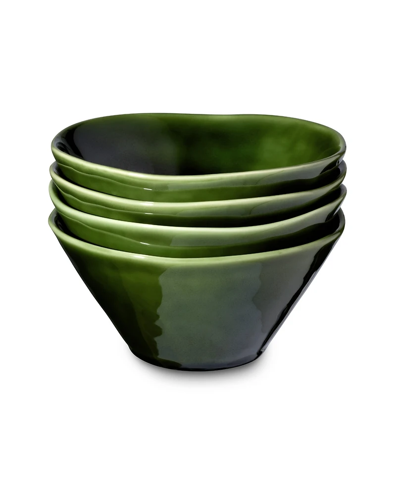 Certified International Verde Ice Cream Bowls, Set of 4, Service for 4