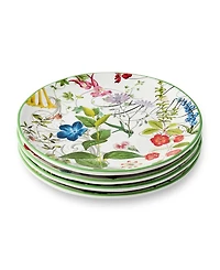 Certified International Greenhouse Salad Plates, Set of 4, Service for 4