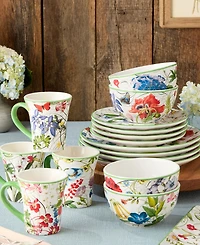 Certified International Greenhouse 16-Pc. Dinnerware Set, Service for 4