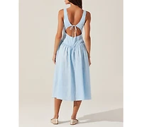 Astr the Label Women's Thierry Linen Corset Dress