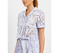 En Saison Women's Brynlee Boxy Shirt
