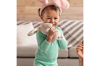 Sperric Easter Baby Plush Bunny Holding Carrot - Plush Bunny Sensory Easter Decorations Toy for Newborns and Infants Plushie Easter Toys