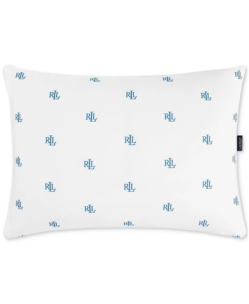 Lauren Ralph Logo Medium Density Down Alternative Pillow, King