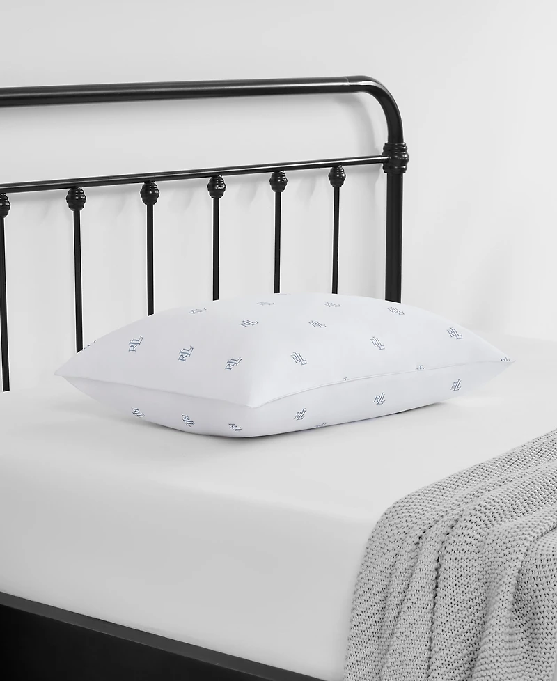 Lauren Ralph Lauren Logo Extra Firm Density Down Alternative Pillow, King