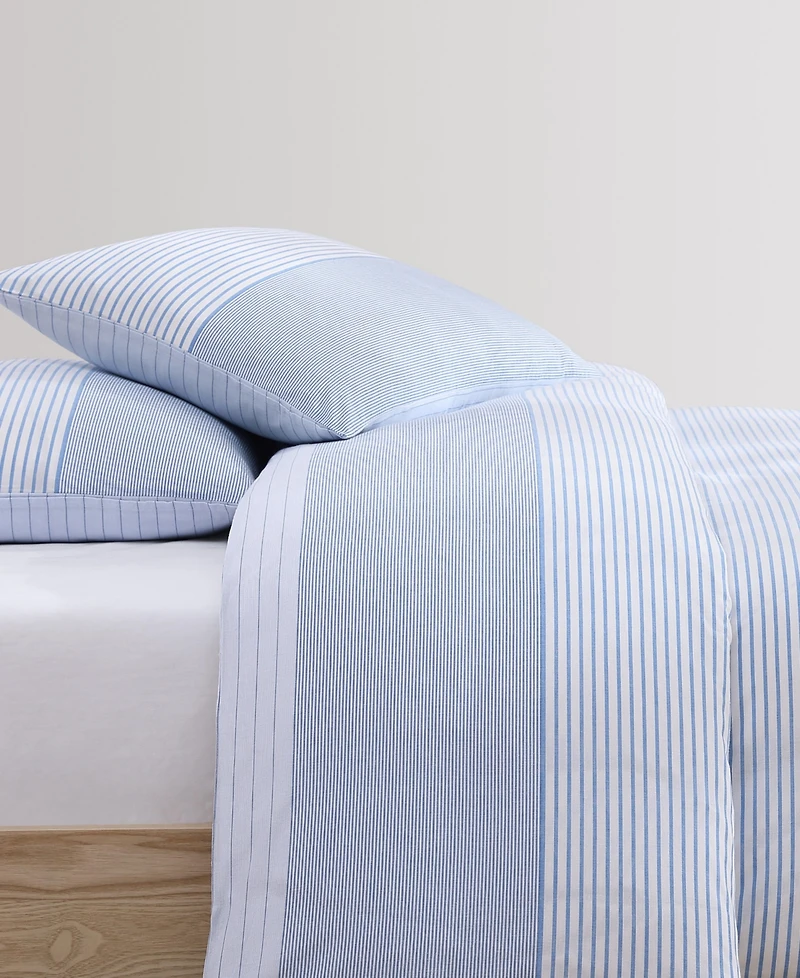 Tommy Hilfiger Modern Stripe Cotton 2-Pc. Comforter Set, Twin
