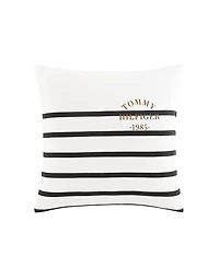 Tommy Hilfiger Placement Stripe Knitted Square Pillow, 20" X 20"