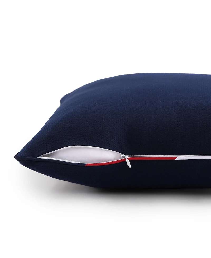 Tommy Hilfiger Flag Seersucker Square Pillow, 20" X 20"
