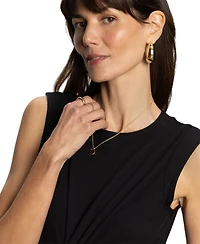 Sanctuary Women's Ribbed Ruched Sleeveless Tank