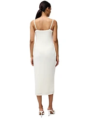 French Connection Women's Square-Neck Pointelle Dress