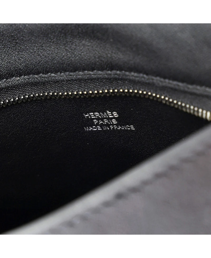 Pre-Owned Hermes Pochenplus Sling Wallet Leather