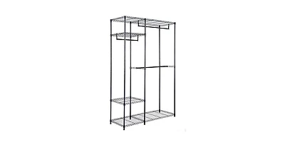 Portable Steel Closet Hanger Storage Rack Organizer