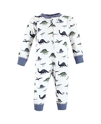 Hudson Baby Boys Unisex Cotton Versatile All-Day Jumpsuit