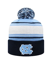 Top of the World Men's Carolina Blue North Carolina Tar Heels Ambient Cuffed with Pom Knit Hat