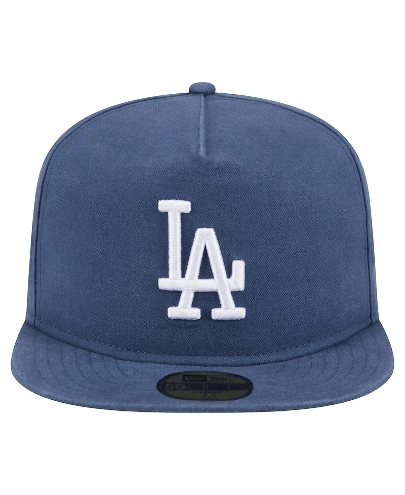 New Era Men's Blue Los Angeles Dodgers Championship Side Flag A-Frame 59FIFTY Fitted Hat