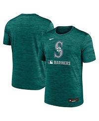 Nike Men's Aqua Seattle Mariners Authentic Collection Velocity Performance Practice T-Shirt