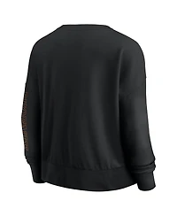 Fanatics Women's Black Phoenix Suns Oversized Game Day Pullover Sweatshirt