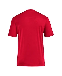 Adidas Men's Crimson Indiana Hoosiers Locker Swish Tri-Blend T-Shirt
