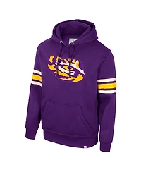 Colosseum Men's Purple Lsu Tigers Saluting Pullover Hoodie