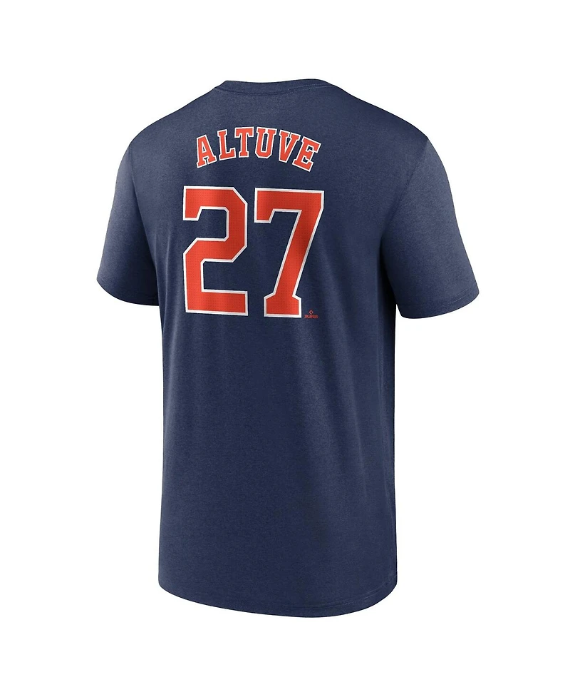 Nike Men's Jose Altuve Navy Houston Astros Legend Name and Number Home T-Shirt