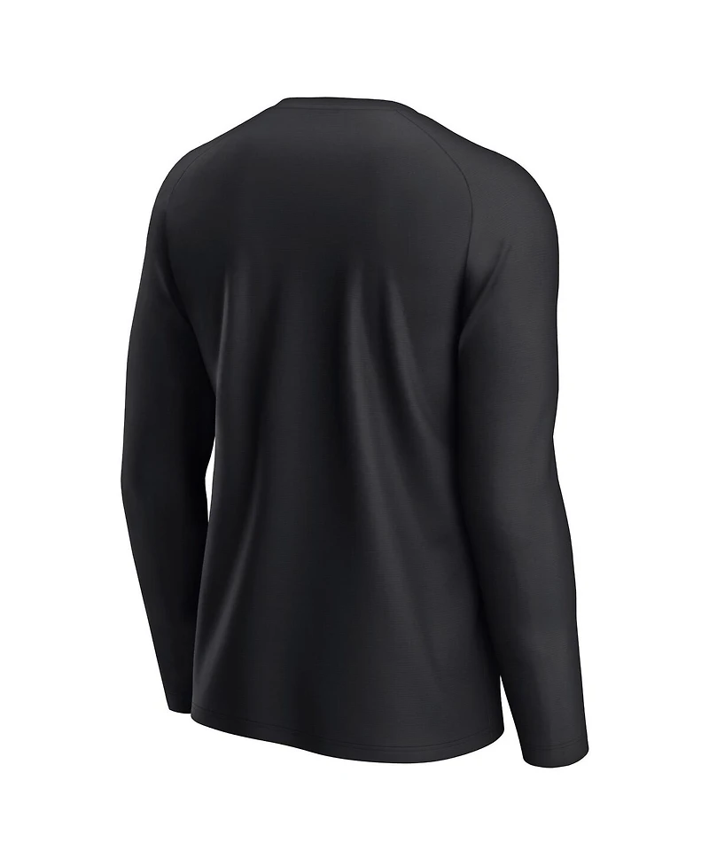 Fanatics Men's Black South Carolina Gamecocks Weekend Favorite Raglan Long Sleeve T-Shirt