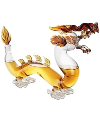 The Wine Savant Year Of The Dragon Whiskey and Wine Decanter
