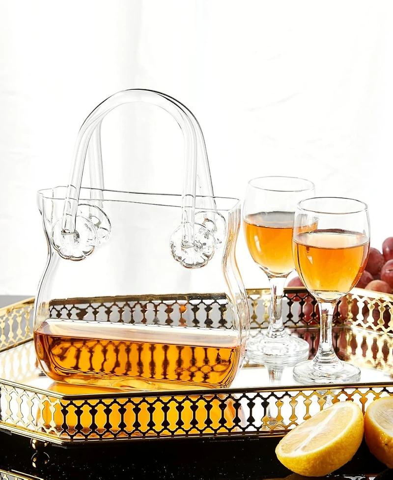 The Wine Savant Handbag Purse Decanter