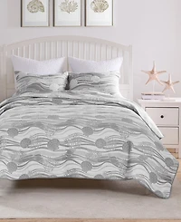 Greenland Home Fashions Dover Reversible Matelasse -Pc. Coverlet Set