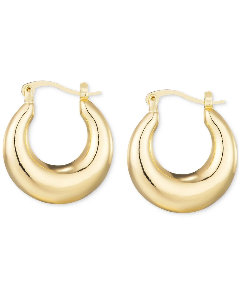 Domed Hoops Earrings