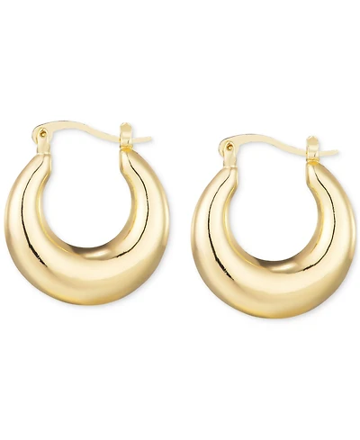 Domed Hoops Earrings