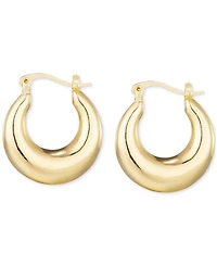 Domed Hoops Earrings