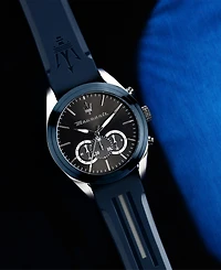 Maserati Men's Chronograph Satin Stainless Steel Watch, 45mm
