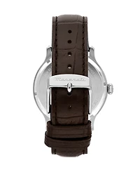 Maserati Men's Date Brown Leather Watch, 42mm