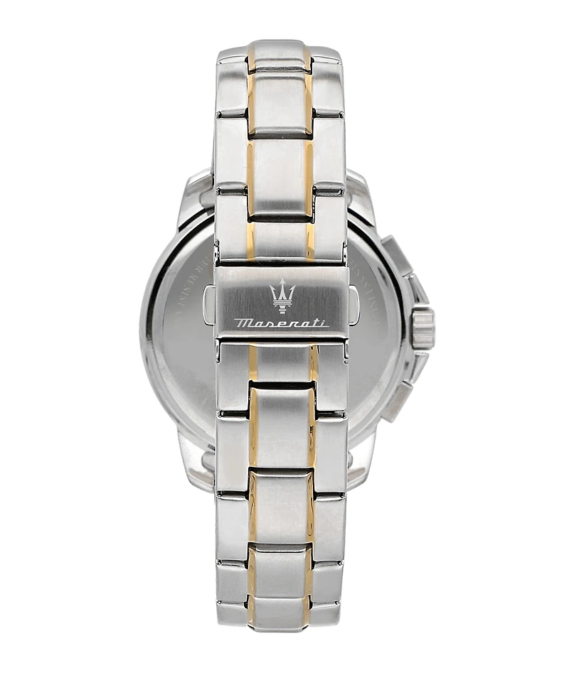 Maserati Men's Chronograph Two-Tone Metal Band Watch, 44mm