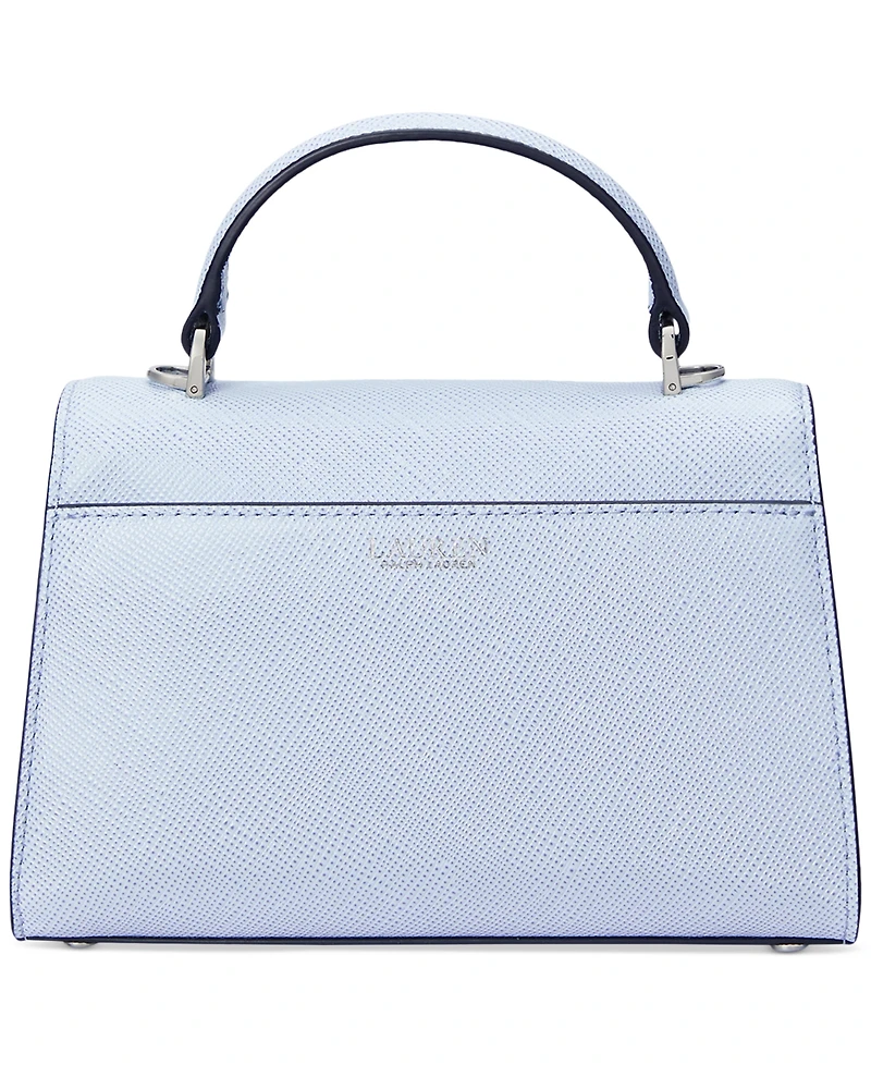 Lauren Ralph Lauren Farrah Textured Leather Satchel