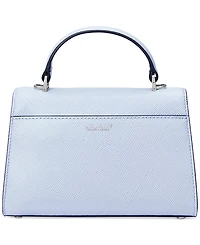 Lauren Ralph Lauren Farrah Textured Leather Satchel